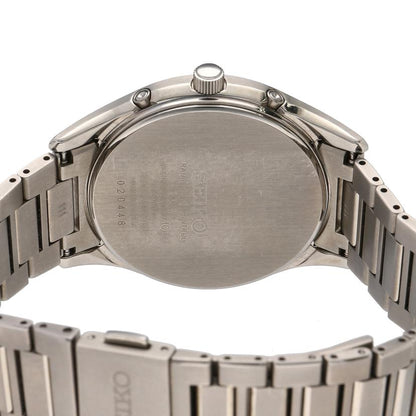 Seiko Watch Dolce Solar Radio Wave Titanium Men's SADZ187 Used in Japan