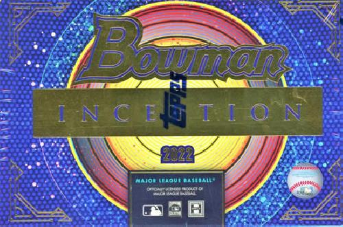 MLB 2022 TOPPS BOWMAN INCEPTION BASEBALL HOBBY BOX Released on March 3, 2023
