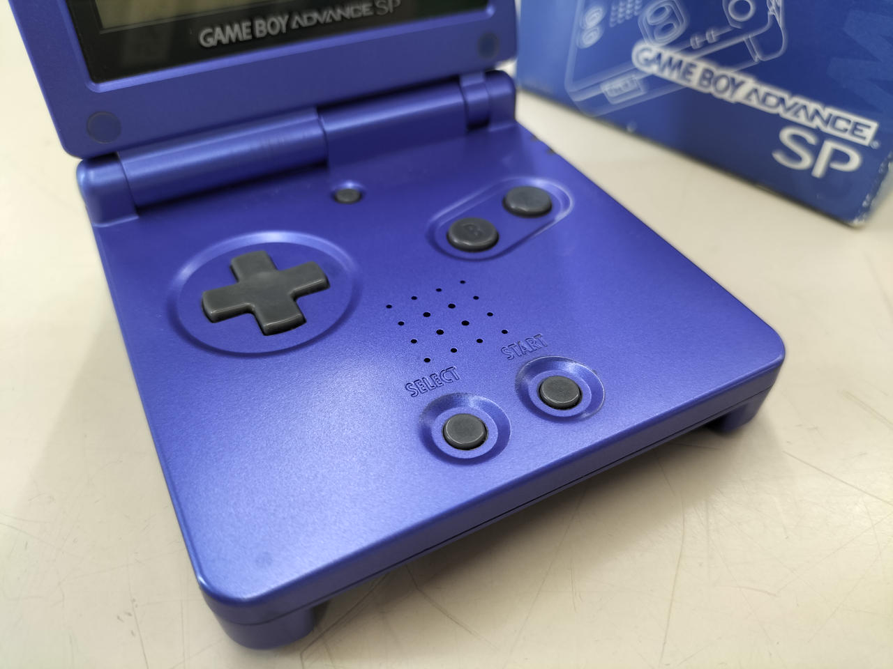 Nintendo Gameboy Advance SP Blue AGS-S-ZBA Used in Japan