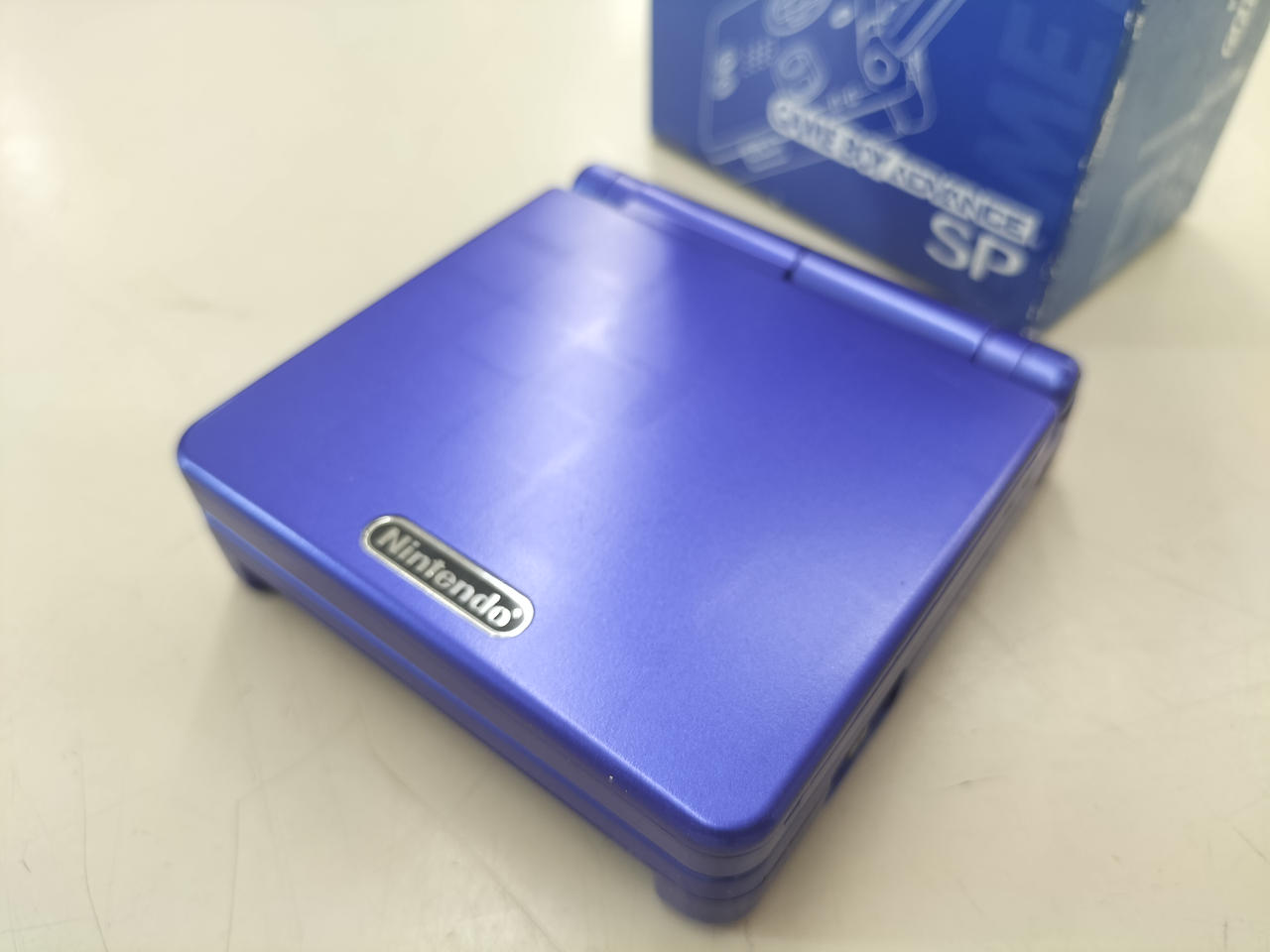 Nintendo Gameboy Advance SP Blue AGS-S-ZBA Used in Japan