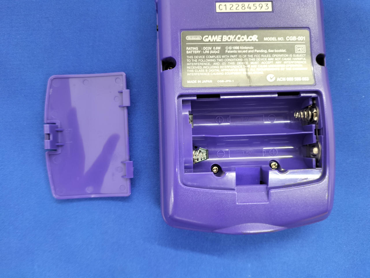 Nintendo Gameboy Color Purple CGB-S-PUA Used in Japan