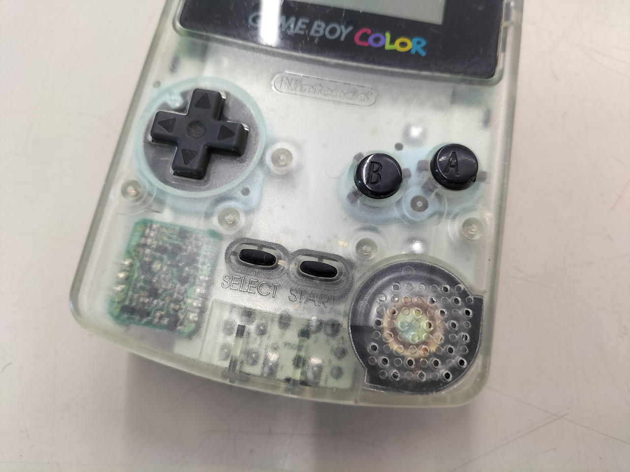 Nintendo Gameboy Color Clear CGB-001 Used in Japan