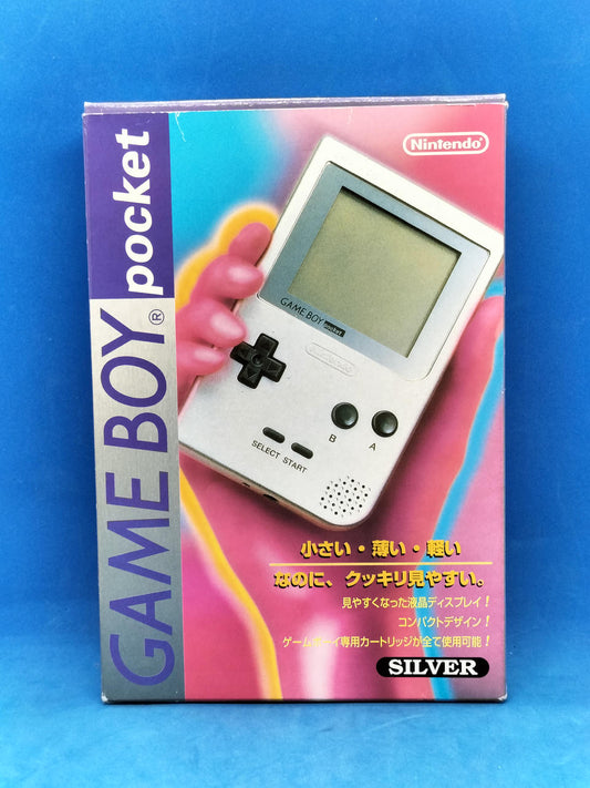 Nintendo Gameboy Pocket Silver MGB-001 Used in Japan