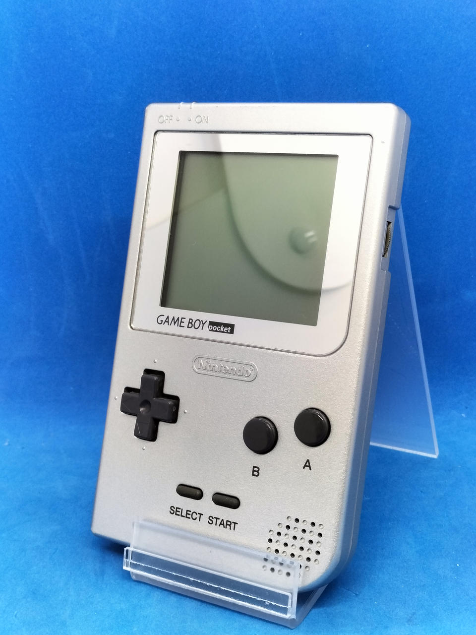 Store Nintendo Game Boy Pocket in Silver w/ Tetris Game Cartridge MGB-001 #7047