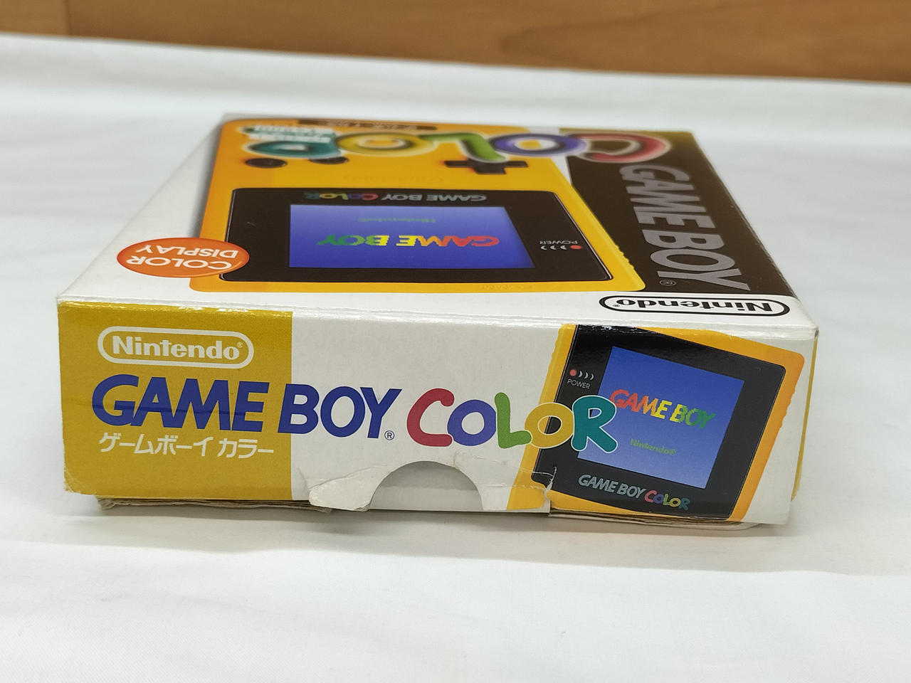 Nintendo Gameboy Color Yellow CGB-001 Used in Japan