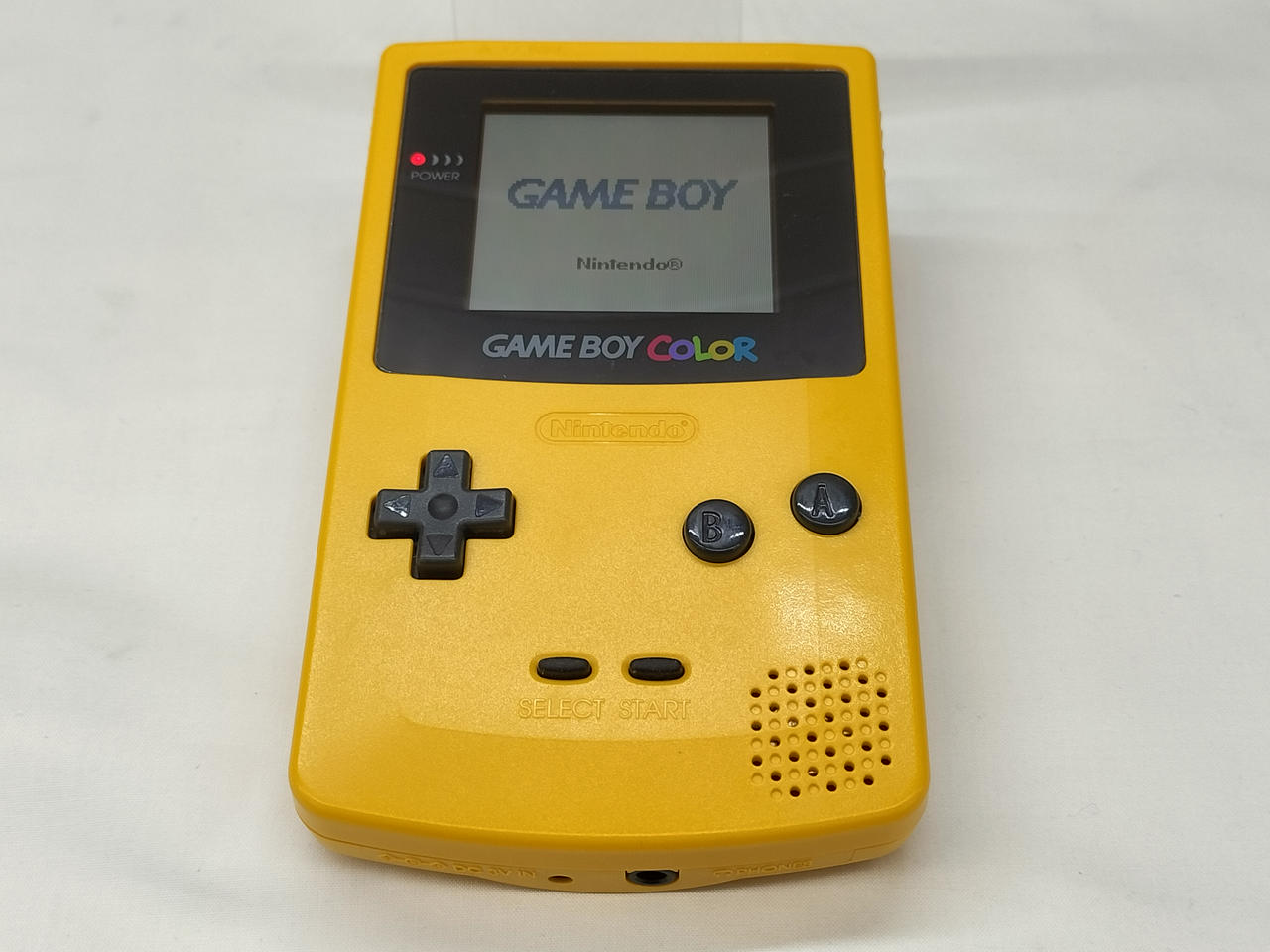 Nintendo Gameboy Color Yellow CGB-001 Used in Japan