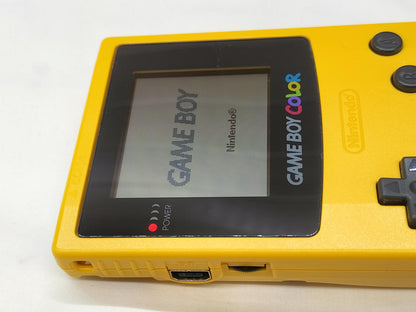 Nintendo Gameboy Color Yellow CGB-001 Used in Japan