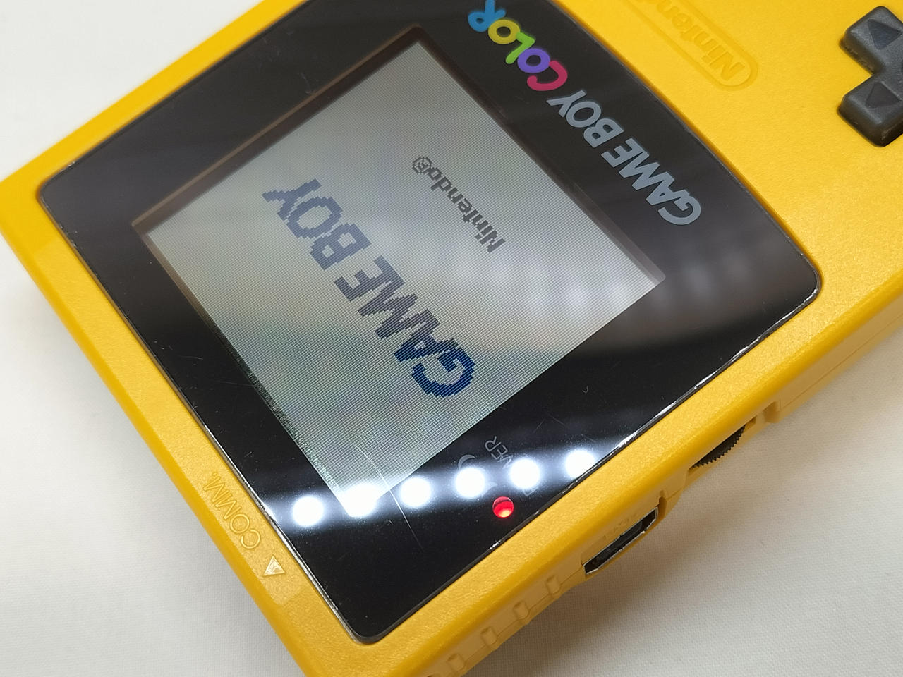 Nintendo Gameboy Color Yellow CGB-001 Used in Japan