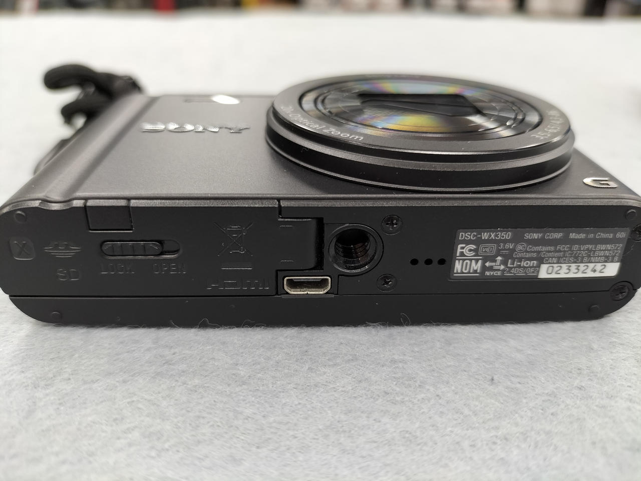 Sony Digital camera Model number: DSC-WX350  Used in Japan