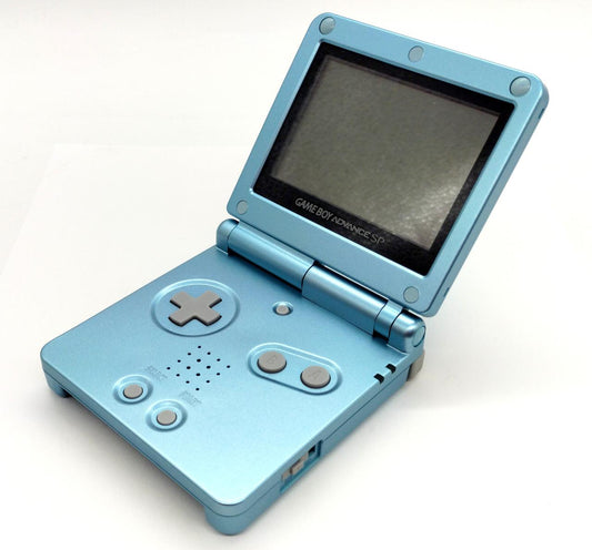 Nintendo Gameboy Advance SP Pearl Blue AGS-001 Used in Japan