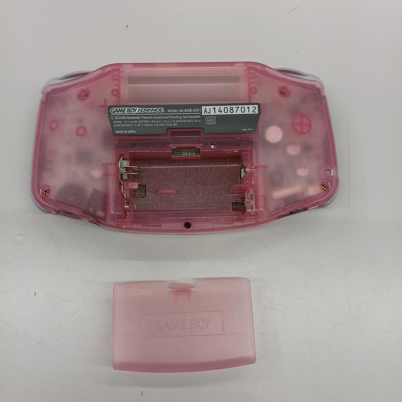 Nintendo Gameboy Advance Pink AGB-001 Used in Japan