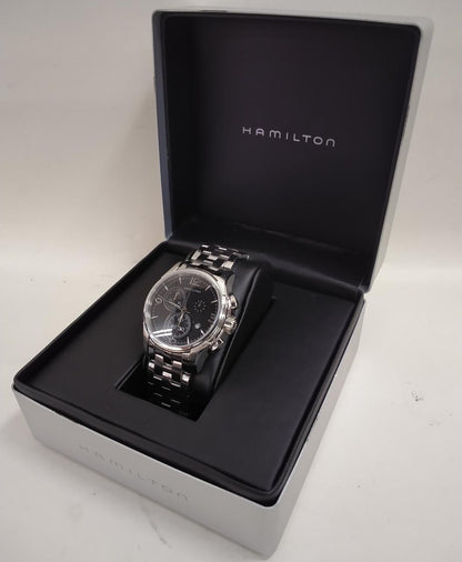 Hamilton Watch Jazzmaster Chronograph Used in Japan