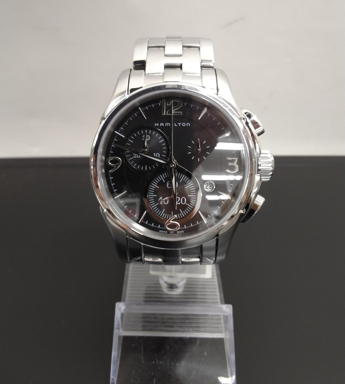 Hamilton Watch Jazzmaster Chronograph Used in Japan