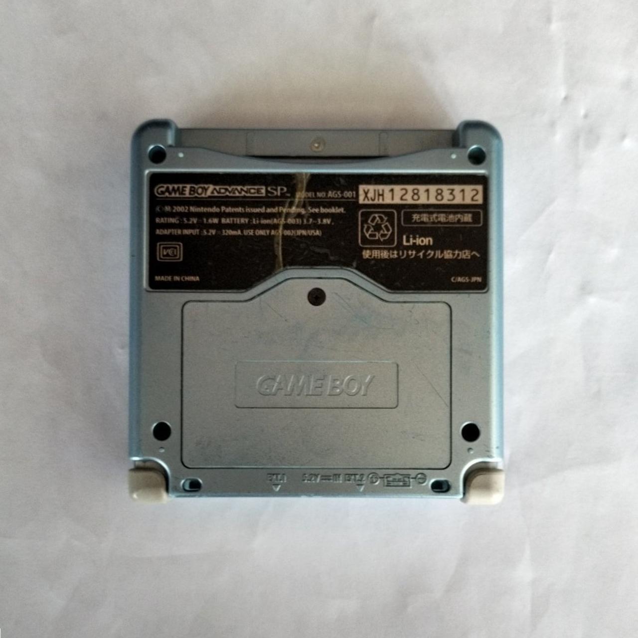 NINTENDO Model number: AGS-S-PBA  game boy advance sp