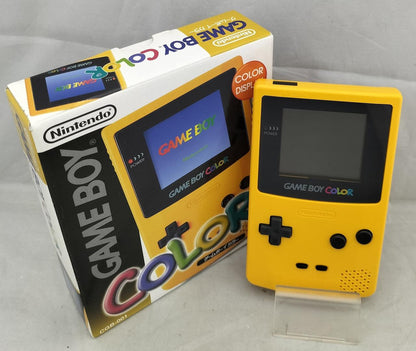 Nintendo Gameboy Color Yellow CGB-001 Used in Japan