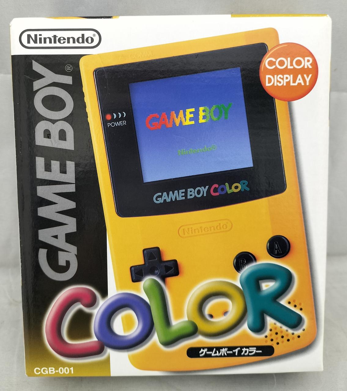 Nintendo Gameboy Color Yellow CGB-001 Used in Japan