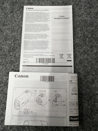 CANON Model Number: POWERSHOT ZOOM Compact Digital Camera Used in Japan