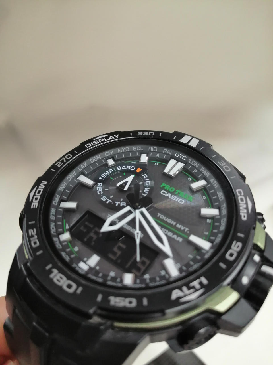 Casio Watch PROTREK BLK PRW-6000Y Body only Used in Japan