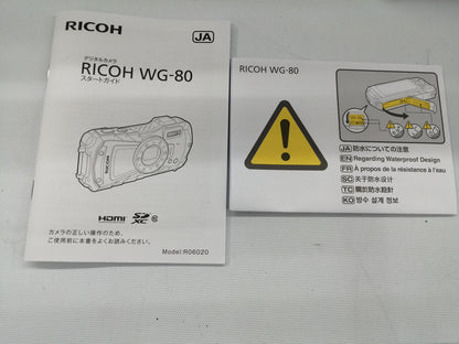 RICOH Digital Camera Model number: WG-80 Used in Japan