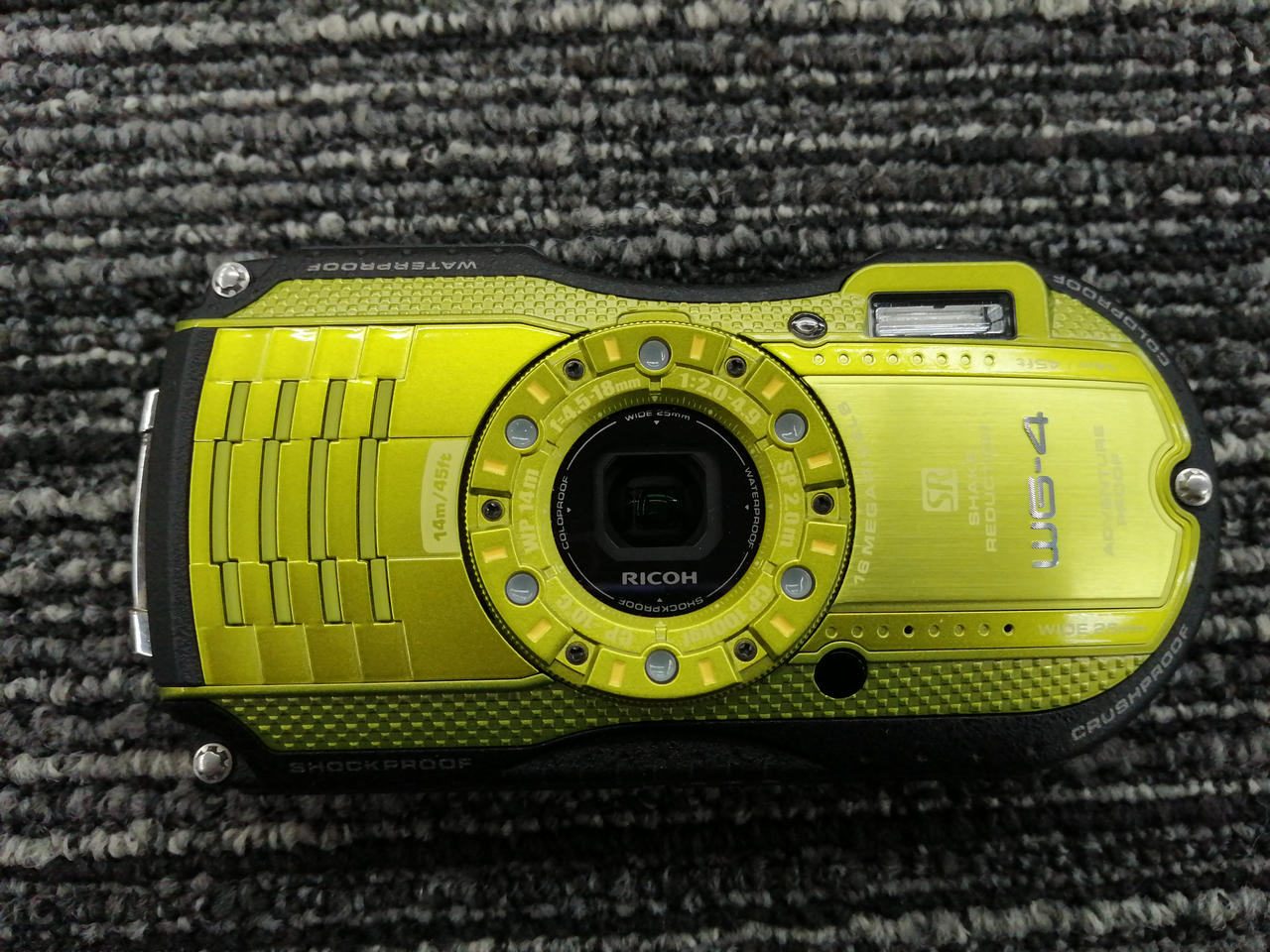 RICOH Digital Camera Model number: WG-4 Used in Japan