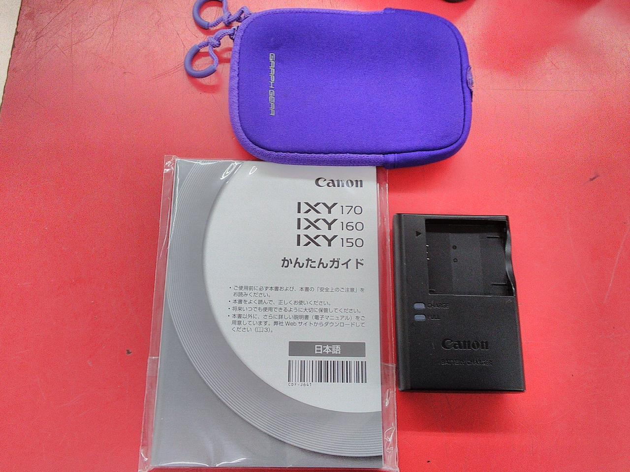 Canon Compact Digital Camera Model number: IXY160 PC2196 Used in Japan