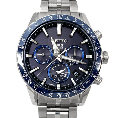 Seiko Astron Watch 5X Series Dual Time SBXC001/5X53 GPS Radio Solar Titanium Cer