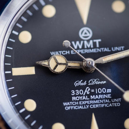 WMT Watch Royal Marine Subdiver Blue Bezel Edition Used in Japan