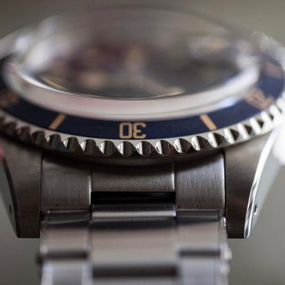 WMT Watch Royal Marine Subdiver Blue Bezel Edition Used in Japan