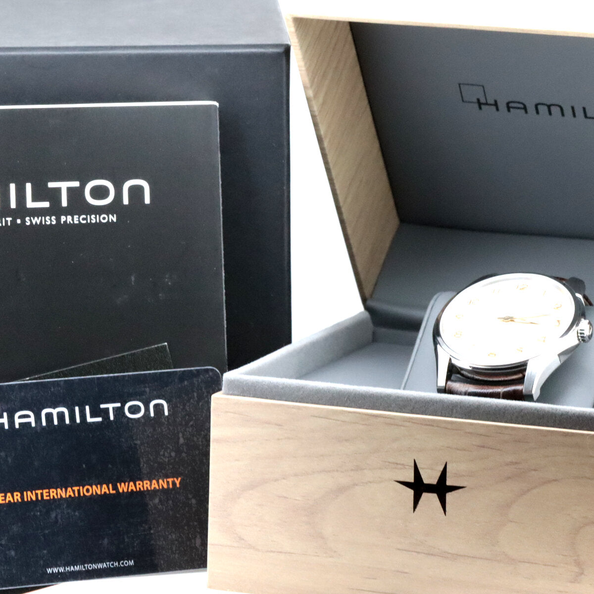 Hamilton Watch Jazzmaster H385111 Men's White Used in Japan