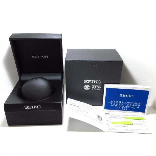 Seiko Watch ASTRON 8B63-0BA0/SBXY009 Men's Silver Used in Japan