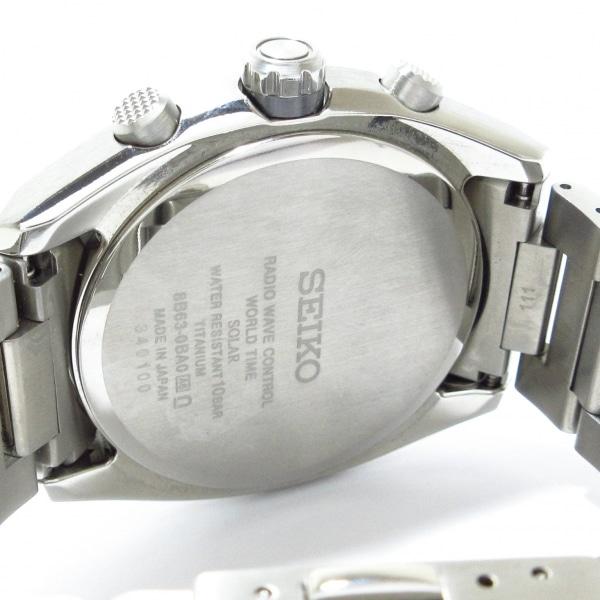 Seiko Watch ASTRON 8B63-0BA0/SBXY009 Men's Silver Used in Japan