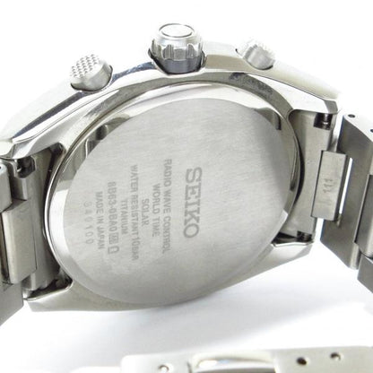 Seiko Watch ASTRON 8B63-0BA0/SBXY009 Men's Silver Used in Japan