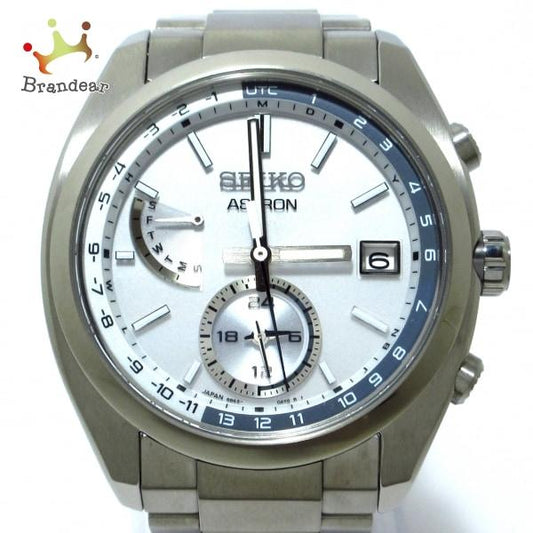 Seiko Watch ASTRON 8B63-0BA0/SBXY009 Men's Silver Used in Japan