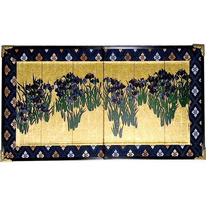 New Mini folding screen National Treasure Kakitsubatazu Korin Ogata  From Japan