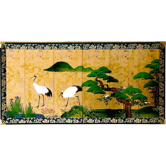 New Mini folding screen Shōkakuzu Japanese masterpiece From Japan