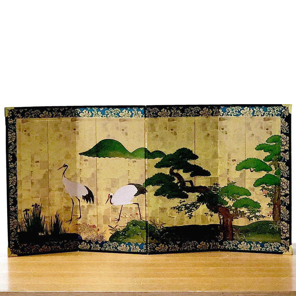 New Mini folding screen Shōkakuzu Japanese masterpiece From Japan