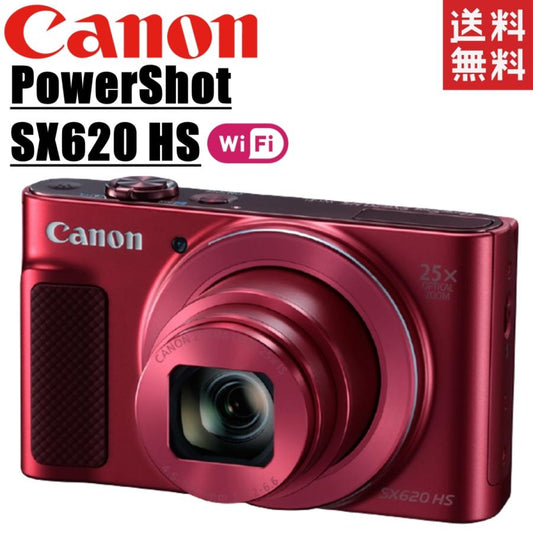 Canon PowerShot SX620 HS power shot red digital camera Used in Japan