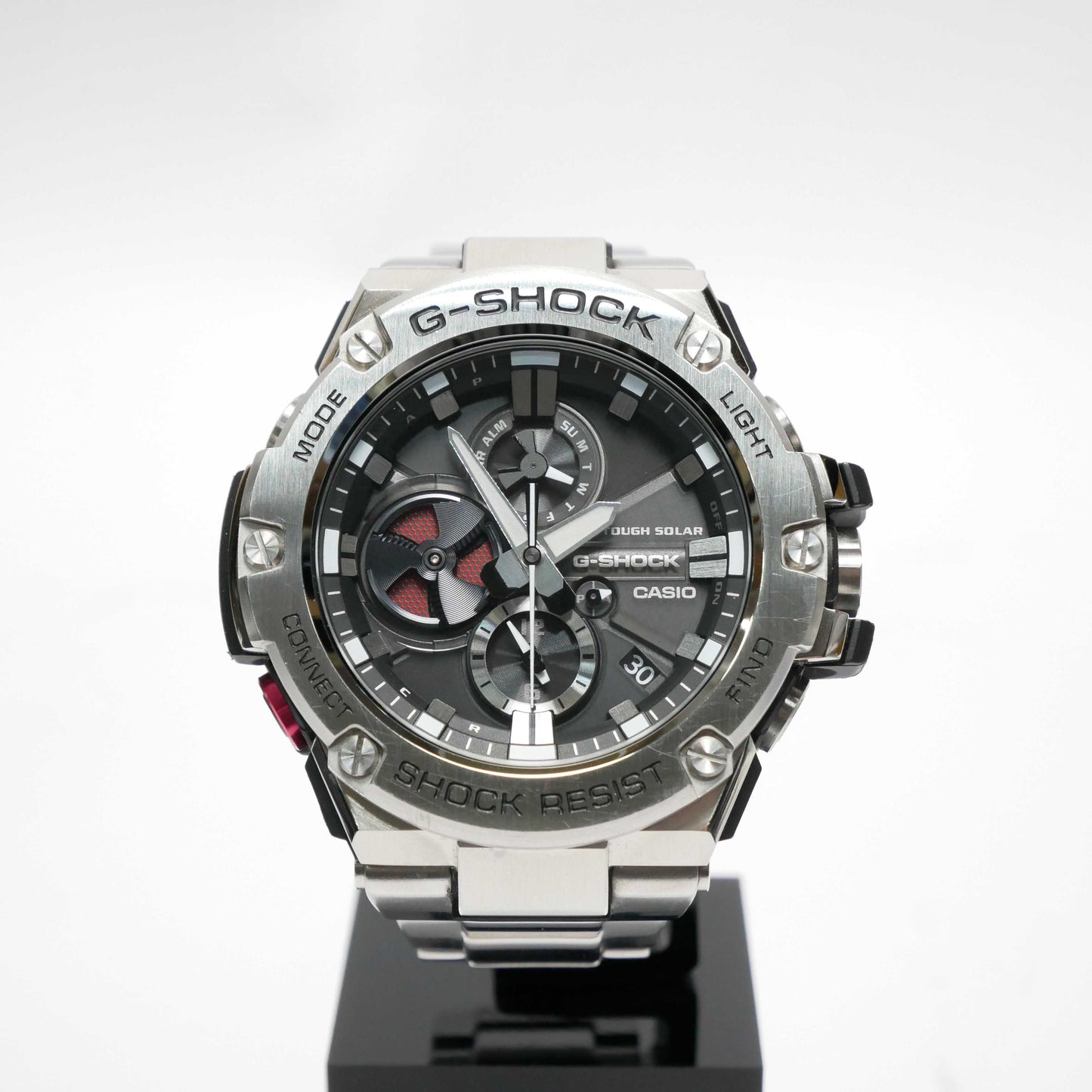 Casio Watch G-Shock Chronograph Tough Solar GST-B100D-1AJF Used in Japan