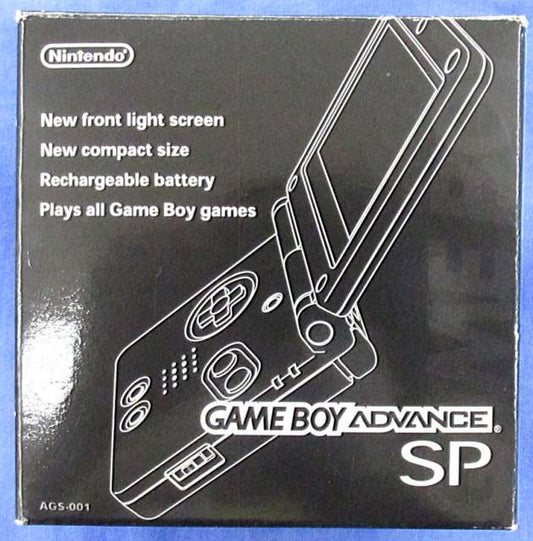 Nintendo Gameboy Advance SP Onyx Black AGW-001 Used in Japan