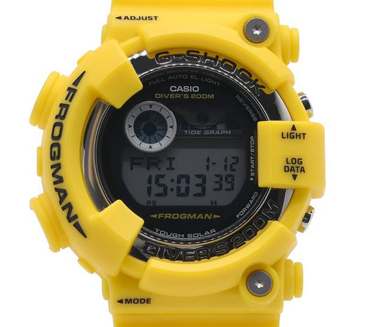 Casio Watch G-Shock Frogman Solar Yellow GF-8250-9JF Used in Japan