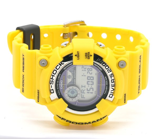 Casio Watch G-Shock Frogman Solar Yellow GF-8250-9JF Used in Japan