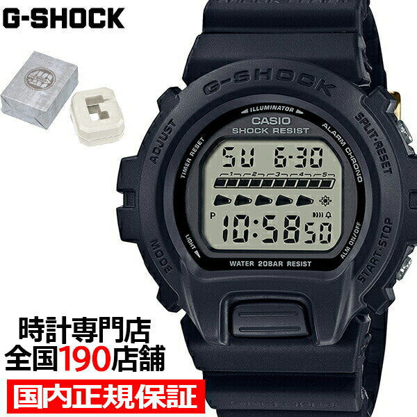 Casio Watch G-Shock 40th Anniversary Remastered Black DW-6600 Reprint Design DW-