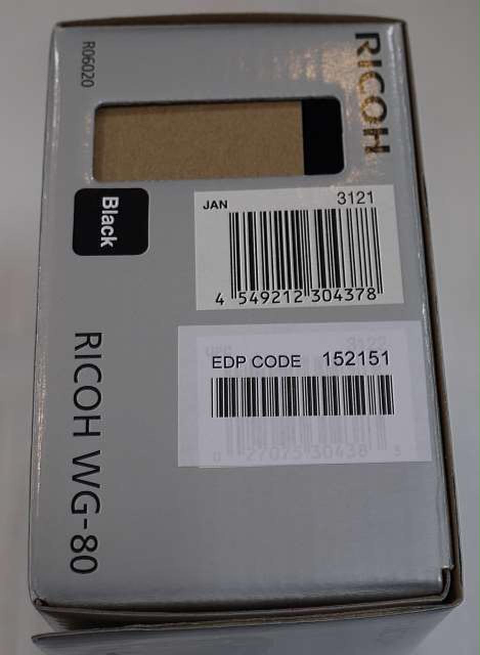 RICOH Digital Camera Model number: WG-80 HS Used in Japan