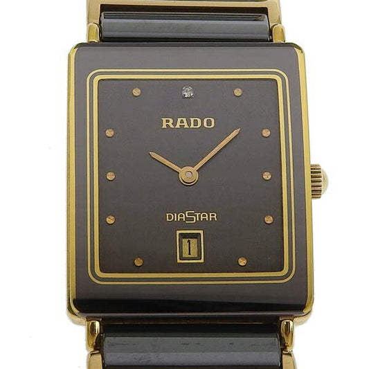 Rado Watch Diastar Ladies Quartz 160.0281.3N Ceramic Used in Japan