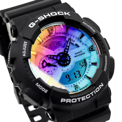 Near Mint Casio Watch G-Shock Men's Analog Rainbow GA-110SR-1A Used in Japan