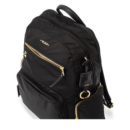 TUMI Voyageur "Carson" Backpack 0196300D / 1099631041 Black/Gold Backpack