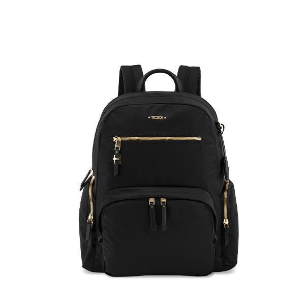 TUMI Voyageur "Carson" Backpack 0196300D / 1099631041 Black/Gold Backpack