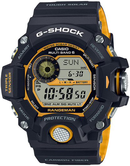 Casio G-Shock Rangeman Emergency Color GW-9400YJ-1JF Men's Yellow From Japan