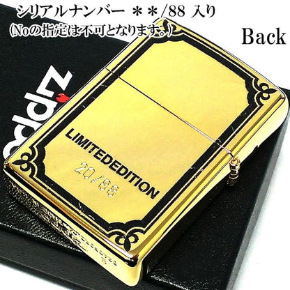 ZIPPO Lighter Limited 88 Pieces Dragon Japanese Pattern Dragon Sculpture Gold