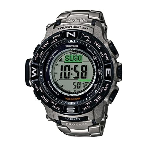 Casio Mesh Me Up Pro Trek TRISN Digital Sports QA Special Edition Watch PRW-350